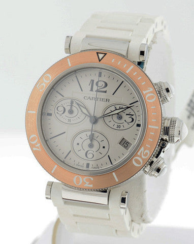 Cartier Pasha Seatimer Ladies W3140004 Pre-owned
