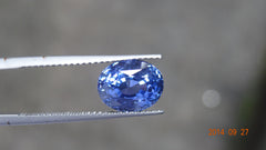Natural Blue Oval Sapphire 4.32ct (Unheated)