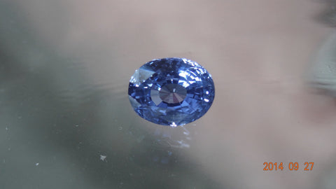 Natural Blue Oval Sapphire 3.06ct (Unheated)